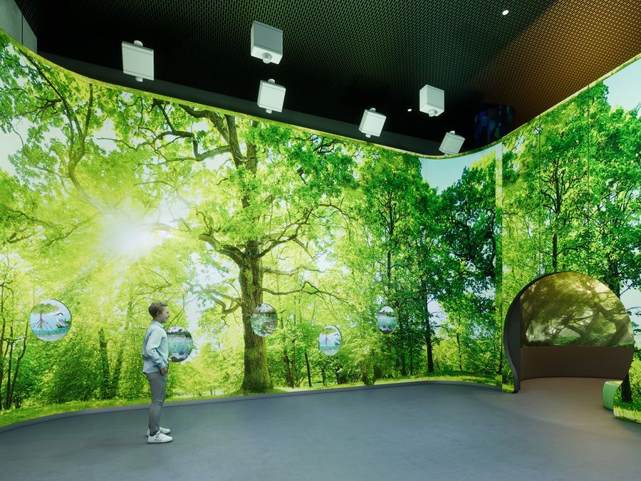 Life Science & Health exhibit installation