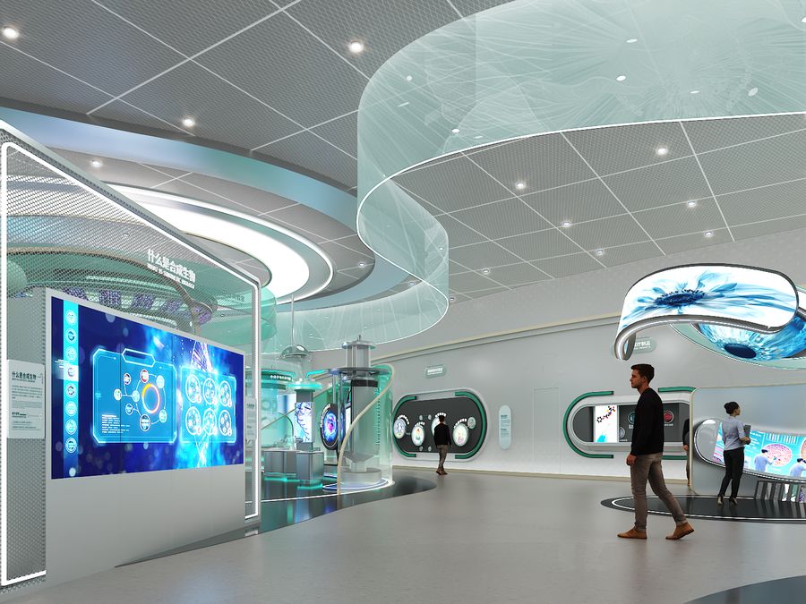Life Science & Health exhibit installation