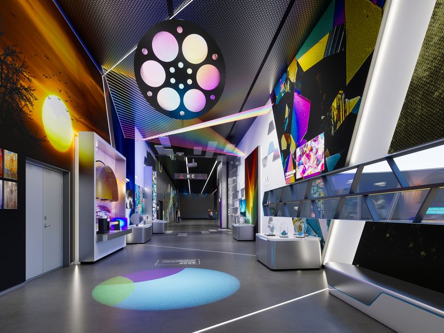 Computing, Telecom & Media exhibit installation